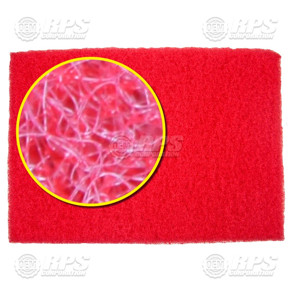 EDGE-2404 - Pad, 14" X 24", Red - Case of 5