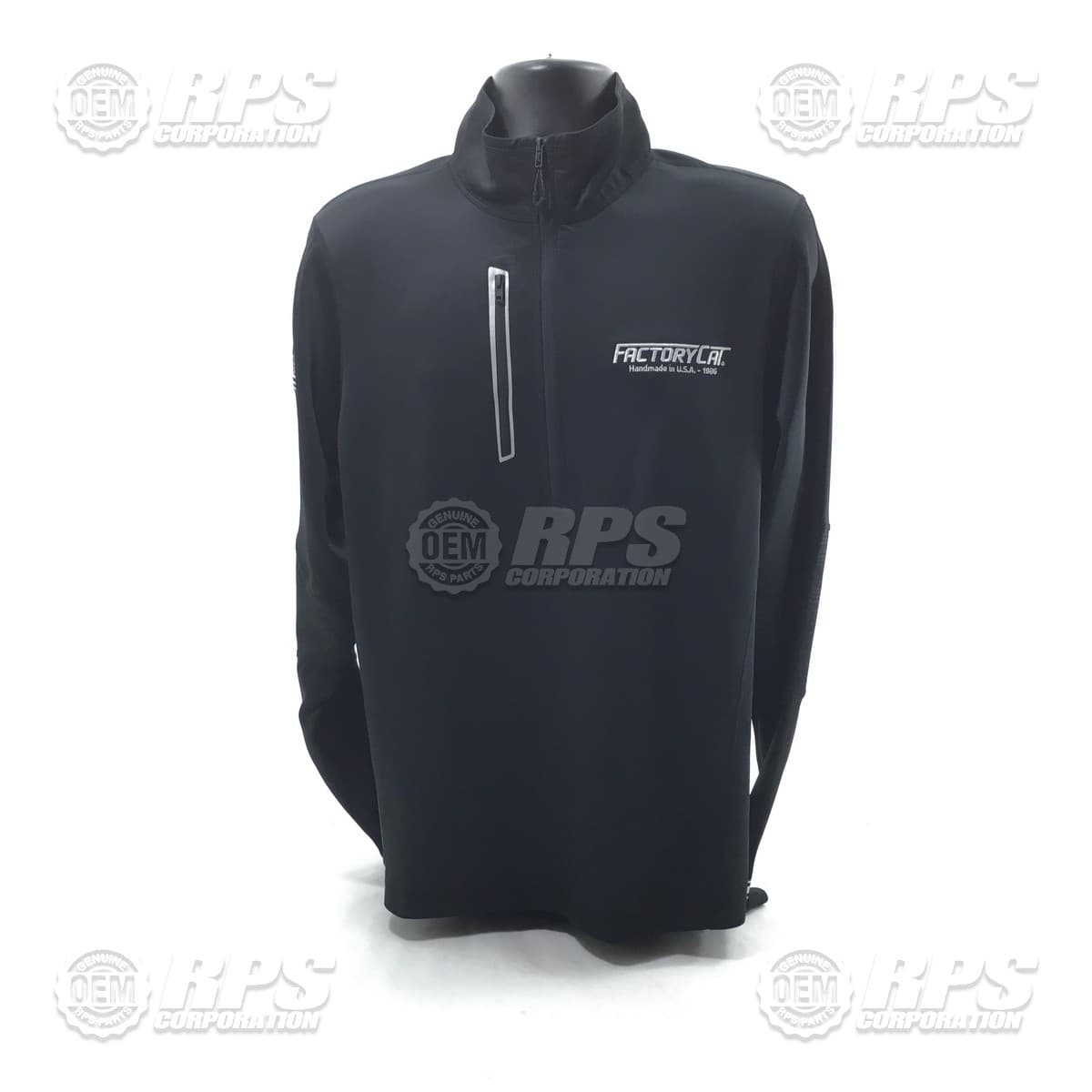 FC-PULLOVER-XL - Factory Cat Pullover, 1/4 Zip, X-Large